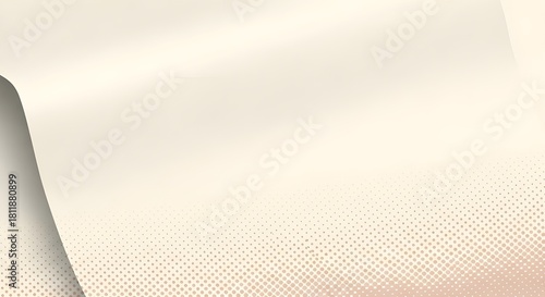 Smooth Off-White Abstract Wavy Background with Subtle Fine Dot Texture isolated PNG with Transparent Background