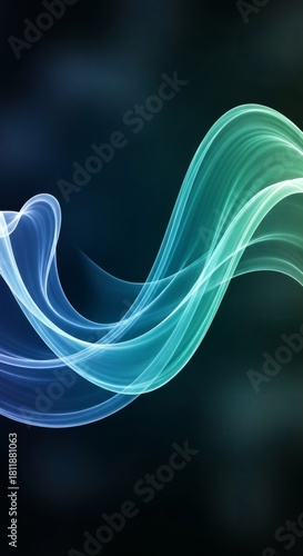 Ocean Pulse Deep Blue–Teal Fluid Lightwave Flow Texture 6
