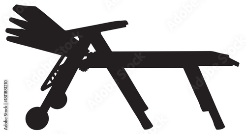 Side silhouette of a small propeller aircraft with landing gear extended.