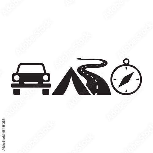 Adventure tent for exploring forest camps and nature travel