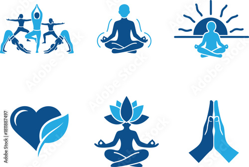 Yoga and Mindfulness Icon