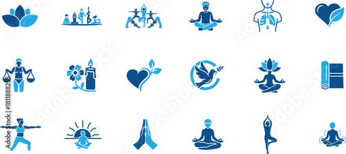 Meditation and Yoga Icon