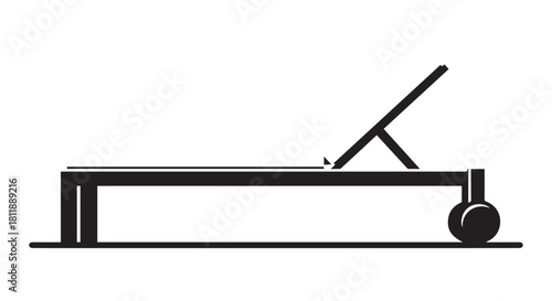 Classic pendulum metronome illustration with adjustable tempo for musicians.