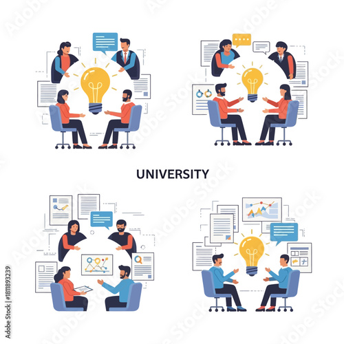 University collaboration for innovative idea generation.