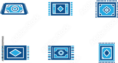 Rug Icon for Home Decor and Interior Styling