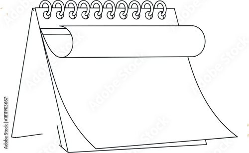 Calendar illustration showing January 1st for new year or important date reminder