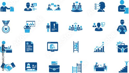 Career Development and Resume Icon