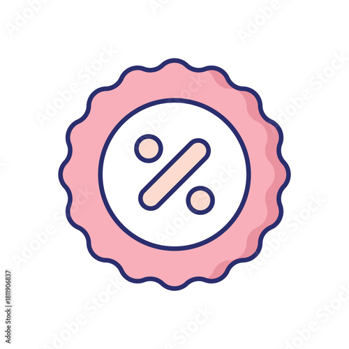 Discount  vector icon