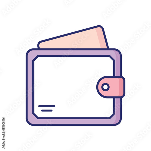 Wallet vector icon