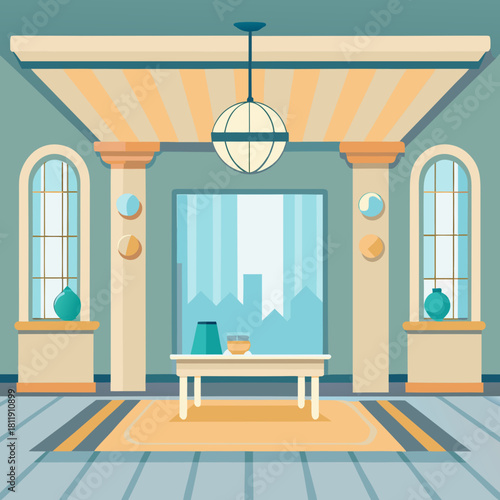 Stylish living room interior design showcasing modern furniture, natural light, and a minimalist aesthetic for comfortable, upscale urban living spaces