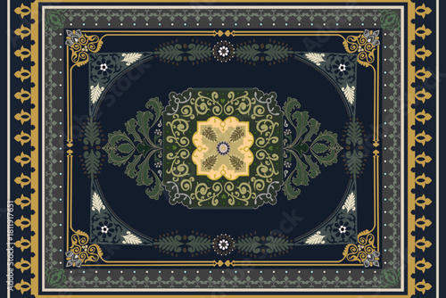 oriental mandala motif. Art ornament print. Ethnic south western. Boho geometric ornament. Navajo tribal vector seamless pattern. Vector seamless pattern. Rug. Carper. Woven. Illustration. Cover. 