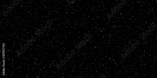 Twinkling lights on black background. Starry nights background. Distressed uneven noise texture overlay. Glowing small particles or snowfall.	