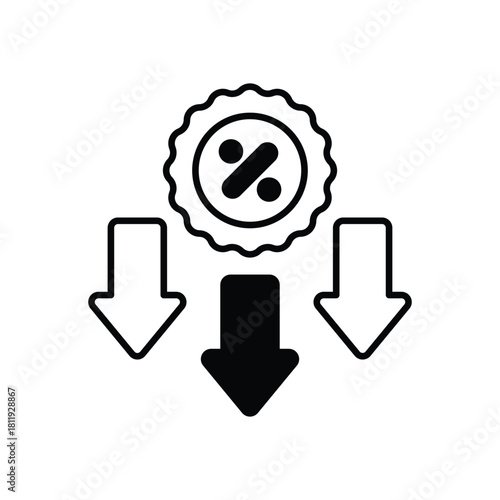 Discount  vector icon