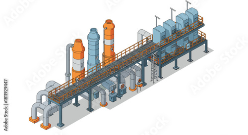 Ceramic crafting in isometric style pottery artisans at work in a studio setting