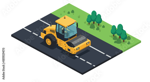 Isometric ceramic pottery on shelves with earthy tones and minimalist design aesthetic