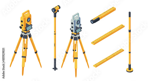 Isometric pottery workshop scene with craftsmen creating ceramic art