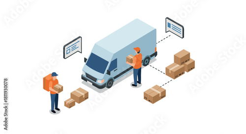 Isometric hvac components air conditioning and ventilation system elements