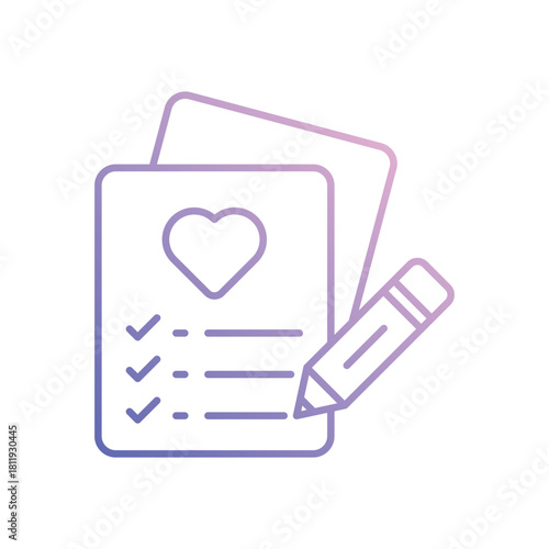 Wishlist  vector icon