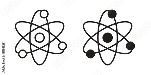 Atom icons set. Pixel Perfect scalable icons.