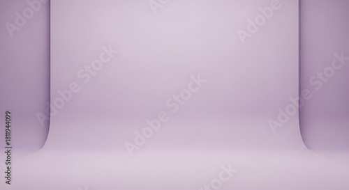 Soft pastel purple seamless studio background with gentle lighting and smooth curves