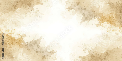 Abstract watercolor wash with a bright center and muted edges