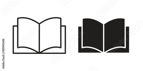 Book icons set. Pixel Perfect scalable icons.