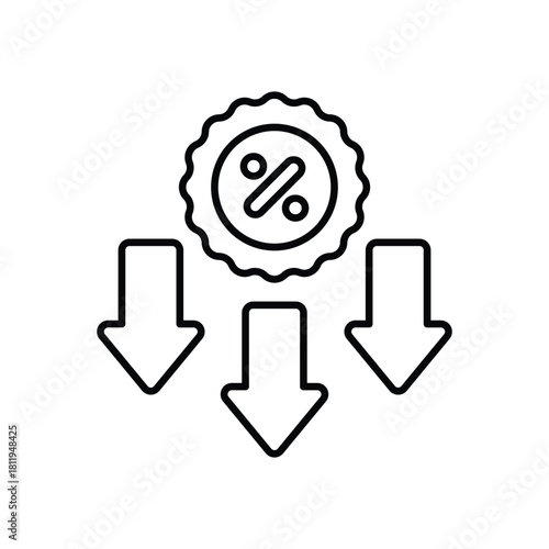 Discount  vector icon