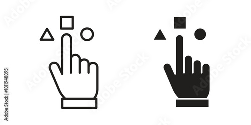 Choice icons set. Pixel Perfect scalable icons.