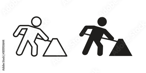 Construction icons set. Pixel Perfect scalable icons.