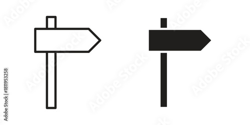 Directions icons set. Pixel Perfect scalable icons.