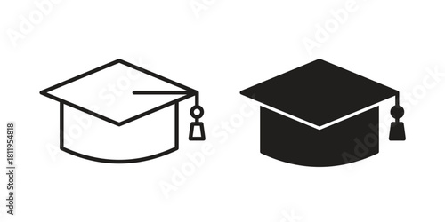 Education icons set. Pixel Perfect scalable icons.