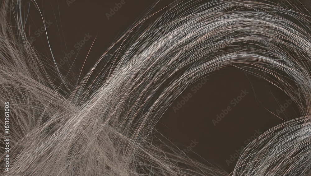Fototapeta premium Abstract white lines on a dark background, artistic design.