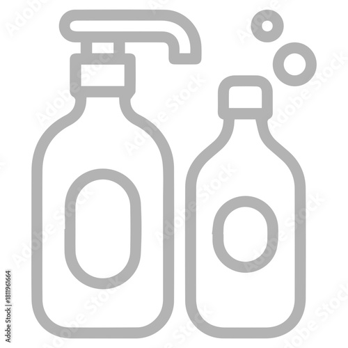 Two bottles illustration