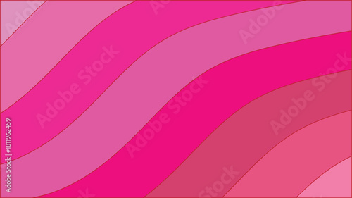 Flowing Magenta and Pink Wave Pattern