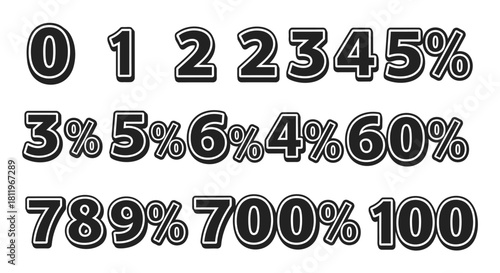 Black friday sale design with abstract shapes and modern typography for promotional materials