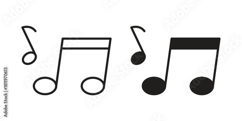 Music icons set. Pixel Perfect scalable icons.