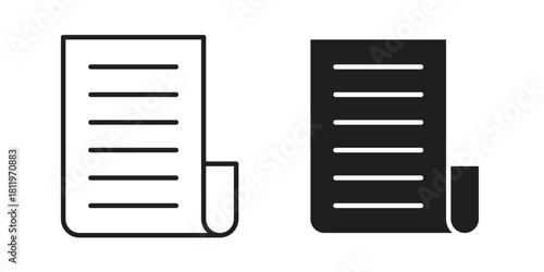 News icons set. Pixel Perfect scalable icons.