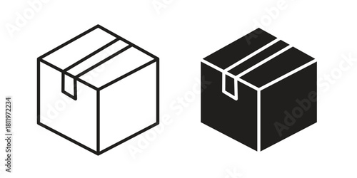 Package icons set. Pixel Perfect scalable icons.
