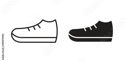 Shoes icons set. Pixel Perfect scalable icons.