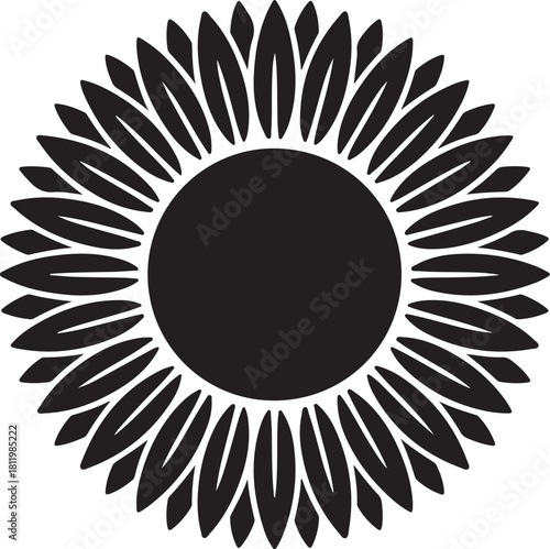 round frame with floral ornament