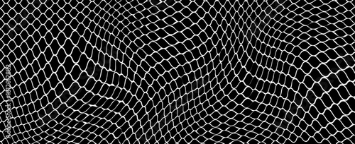 Mesh texture for fishing nets. Seamless pattern for sportswear or soccer goal, volleyball net, basketball hoop, hockey, athletics. Abstract net background for sports. vector illustration