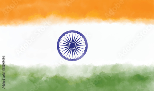 26 january month india republic day indian country national flag smoke freedom commonwealth india wheel 26 january month india republic day wallpaper background democracy peace saffron tricolour india