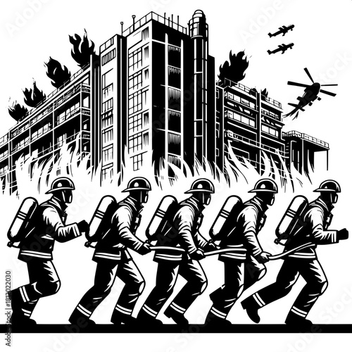 Safety Team in Emergency Drill