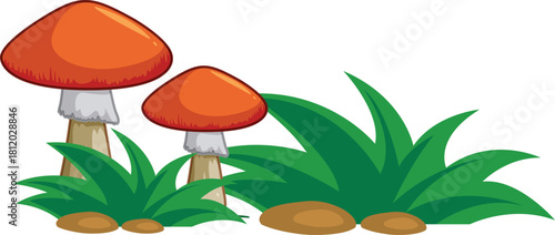 Mushroom vector 