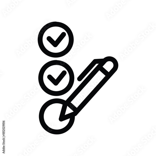 voting outline icon vector design good for web or mobile app