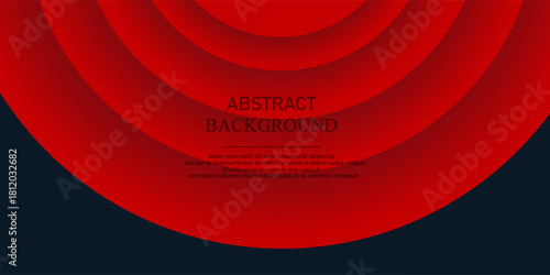 Retro cartoon background with red circles. modern Eps 10