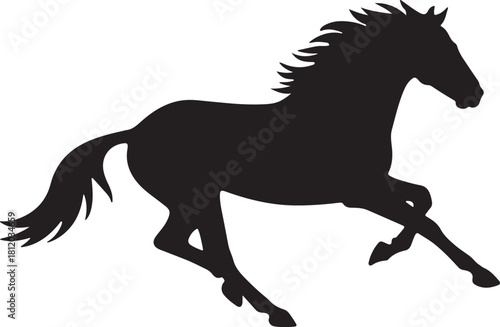 Abstract geometric silhouette design with vibrant colors