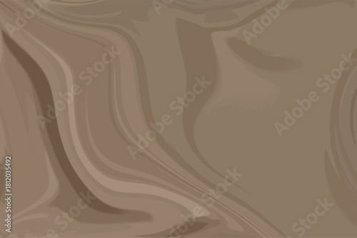 Natural brown wave pattern. Liquid background. Vector.
