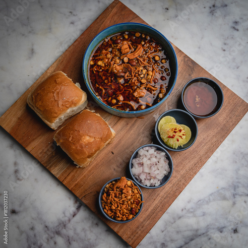Traditional Misal Pav – Spicy Maharashtrian Breakfast Dish