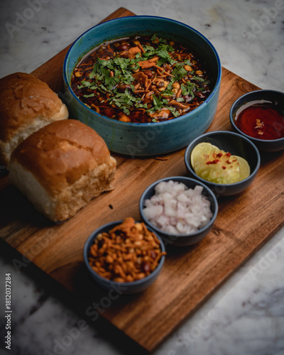 Traditional Misal Pav – Spicy Maharashtrian Breakfast Dish